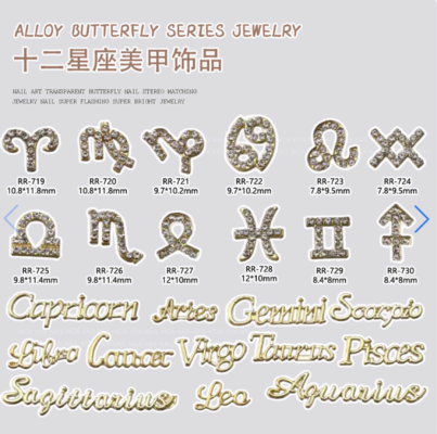 Nail Charm zodiac sign